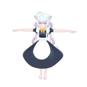 【VRC想定】ぽまえのためのメイド服【インターネットのぽまえ専用】