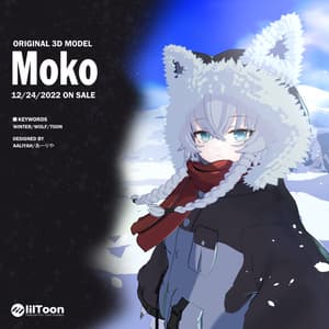【オリジナル3Dモデル】Moko