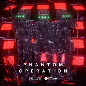 【15アバター対応】『PHANTOM OPERATION』ギミック付きタクティカル衣装【VRChat】