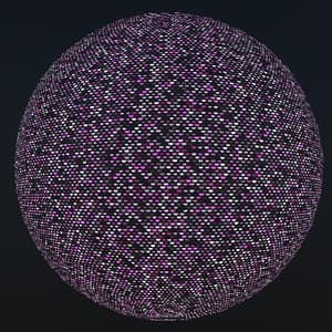 ハート模様を追加できるマテリアル+ミラーボール / Heart Material+ MirrorBall