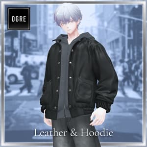 【VRC衣装】OGRE_Leather&Hoodie