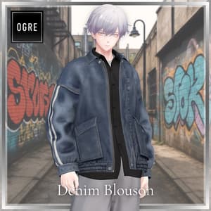 【VRC衣装】OGRE_Denim Blouson -デニムブルゾン-