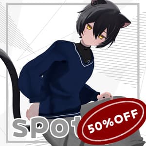 【6アバター対応】spotity 【VRChat向け衣装】