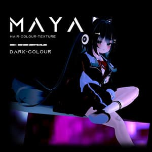 【舞夜】舞夜専用-髪テクスチャ