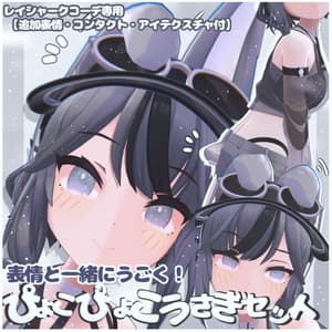 【レイシャークコーデ専用】置くだけ簡単!ぴょこぴょこうさぎセット