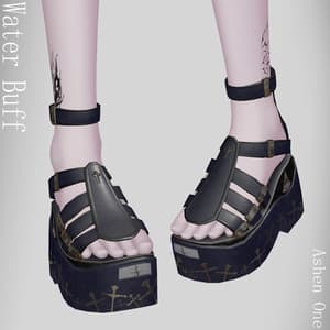 【#Ashenclothes】Water Buff【VRChat】15Avatar対応