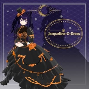 ネコ屋『Jacqueline-O-Dress』複数アバター対応