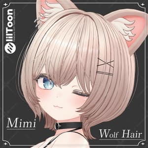 Mimi Wolf Hair ウルフヘア【20 avatars 対応】