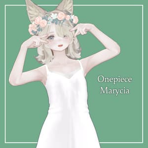 【VRChat】Marycia専用 ワンピース+リボンシューズ(MA対応)