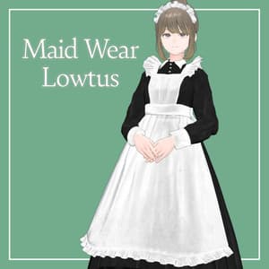 【VRChat】Lowtus専用 クラシカルメイド服(MA対応)