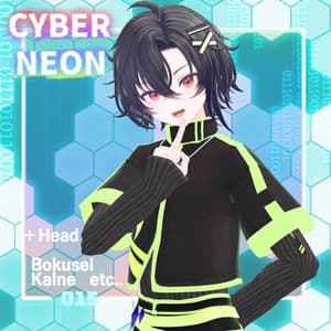 【+Head_衣装】CyberNeon【墨惺、カルネ】