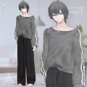 SALE🤍Morbid Angel forHim【7アバター対応/VRChat衣装モデル】