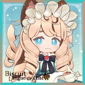 オリジナル3Dモデル*ビスキュイ・ラングドシャ