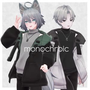【4アバター対応】monochroic