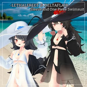 リーサルフリート&デルタフレア対応衣装【Sleeve and One Piece Swimsuit】