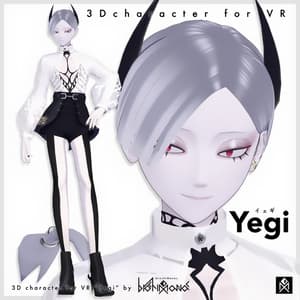 【オリジナル3Dモデル】Yegi イェギ【VRChatアバター】