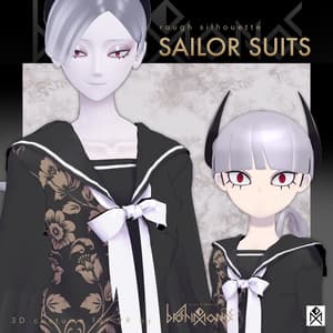 【旧素体対応】SailorSuit セーラー服【VRChat想定衣装】