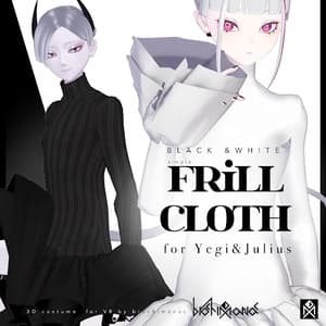 【旧素体対応】FrillsAngel フリル天使【VRChat想定衣装】