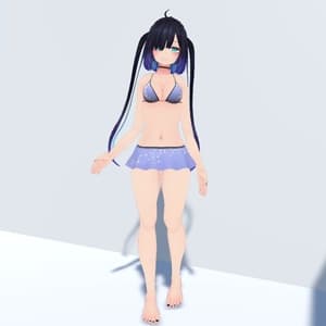 『ぐれーず』ちゃん用 スカートビキニ