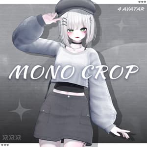 【3Dモデル】MonoCrop_6 Avatar