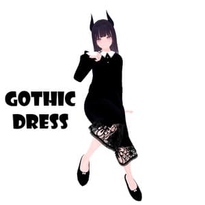 くろなつちゃん用 GOTHIC DRESS