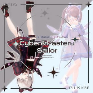 Cyber&Pastel Sailor【16アバター対応】
