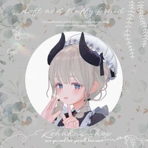 【10アバター対応】ゆるふわあみこみへあ