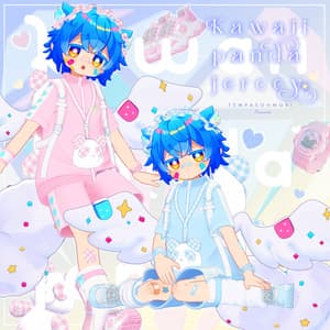 ♡ Kawaii Panda Jersey for SHIPILKA♡