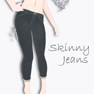 【5アバター対応】スキニージーンズ