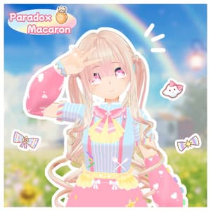 【Free】【バナナのばななちゃん専用】Paradox Macaron🍩#LuaLua3D