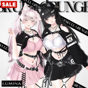 📢SALE💀【VRC 衣装】SKULL GRUNGE - Riot