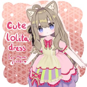 Cute Lolita Dress For Mame friends