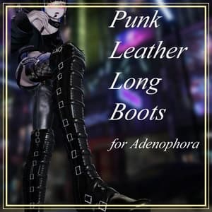 Punk Leather Long Boots【アデノフォラ用/MA対応】