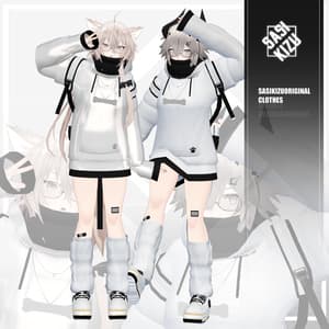 SASIKIZU式モデル専用衣装「INU_HOODIE」