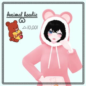 「イメリス」 (Imeris) 専用【3D衣装モデル】 Animal hoodie