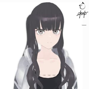 【3Dモデルアクセサリ】ロングツインテール