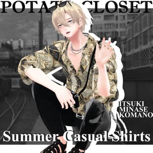 【7Avatar対応】SummerCasualShirts【VRC対応】