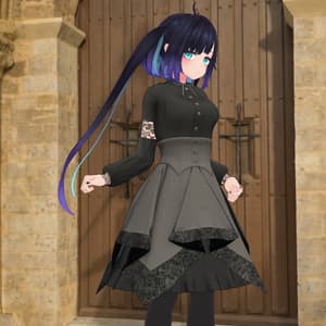 「ぐれーず」用ゴシックドレス