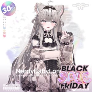 【13アバター対応】 Nerdy Baby Long Hair