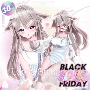 【15アバター対応】 Loose Grace Hair