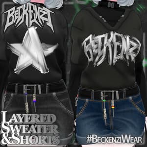 BECKENZI セーター&ショートパンツ /Sweater & Shorts