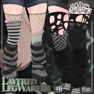 BECKENZI レッグウォーマー /Layered Legwarmers