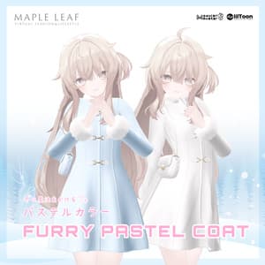 【48アバター対応】ふわふわパステルコート