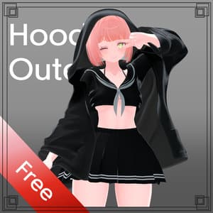 【Free 無料】Hoodie outer