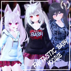 【3アバター対応】ファンタスティック・ベイビーフードパーカーセット