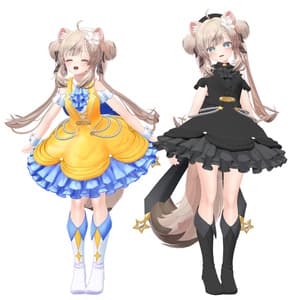 【13アバター対応】アイドル衣装(夕月ティア)【専用衣装】