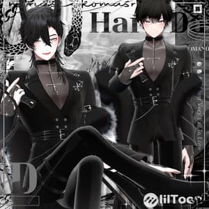 Hard Darling / Uniform / suit / 水瀬(Minase) / 狛乃(Komano) / 怜(Rei) / デミアン(Demian)formal dress (VRC)