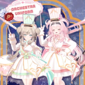 【13アバター対応】ORCHESTRA UNIFORM【VRChat向け衣装モデル MA対応】