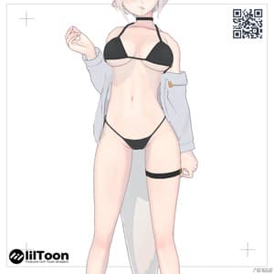 【ヨル&アノネ(A0Xbody)用】シンプル水着セット_M45