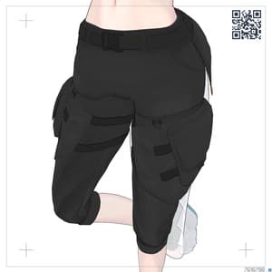 【ヨル&アノネ(A1Xbody)用】P23_テックパンツ